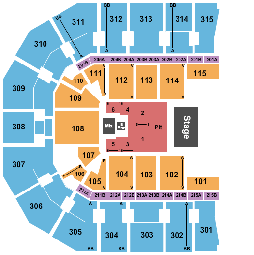 John Paul Jones Arena Mumford & Sons Seating Chart